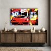 Oeuvre Ferrari 458 Speciale | artiste Caroline LLONG | sportive | art automobile | tableau Fezrrari