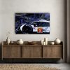 Oeuvre Porsche 919 | victoire LMP1 2016 | Le Mans | Caroline LLONG | artiste officielle des 24h du Mans | art automobile | tableau Porsche