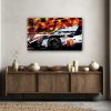 Oeuvre Toyota TS050 | Pilote Fernando Alonso | Le Mans 2018 | Caroline LLONG | Artiste officielle des 24h du Mans | Art automobile | tableau Toyota