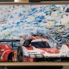 Oeuvre-Porsche-triple-Qatar-Caroline-LLONG-artiste-officelle-des-24h-du-Mans-tableau-automobile-art-contemporain