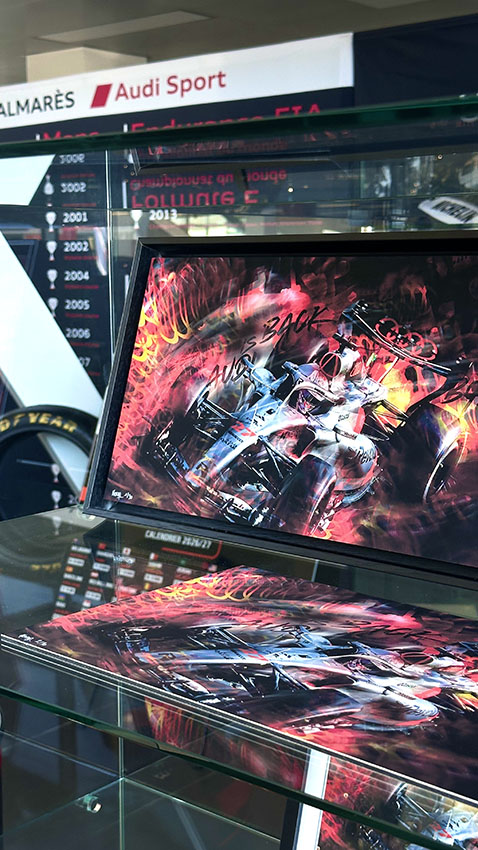 Tableau-Audi-F1-R26-Artiste-Caroline-LLONG-Audi-Revolut-F1-Team-Sport-Auto-Art-technique-mixte-Caroline_LLONGxAudi_Toulon