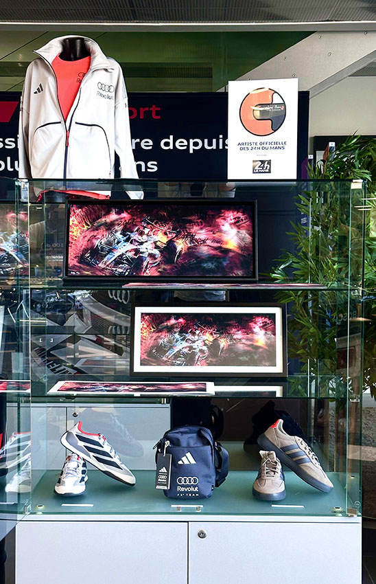 Tableau-Audi-F1-R26-Artiste-Caroline-LLONG-Audi-Revolut-F1-Team-Sport-Auto-Art-technique-mixte-Caroline_LLONGxAudi_Toulon