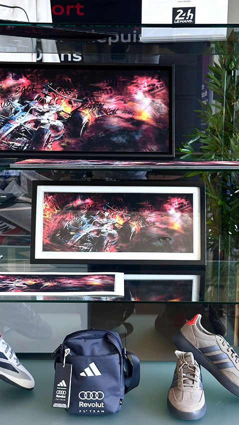 Tableau-Audi-F1-R26-Artiste-Caroline-LLONG-Audi-Revolut-F1-Team-Sport-Auto-Art-technique-mixte-Caroline_LLONGxAudi_Toulon